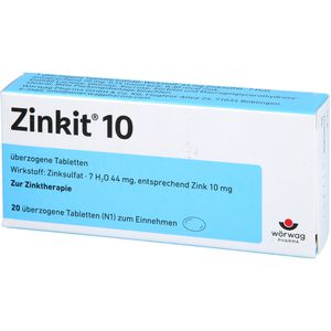 ZINKIT 10 überzogene Tabletten