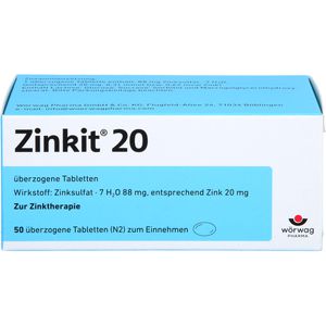 Zinkit 20 überzogene Tabletten 50 St