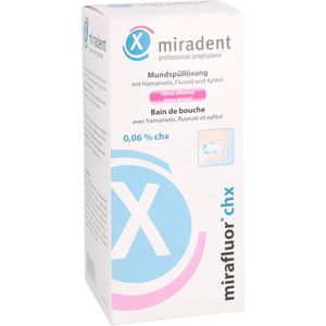 MIRADENT Mundspüllösung mirafluor CHX 0,06%