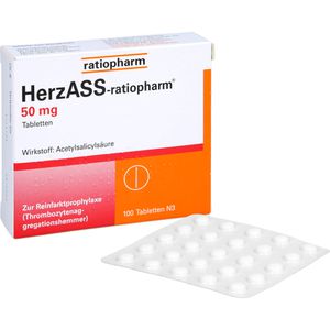 HERZASS ratiopharm 50 mg Tabletten