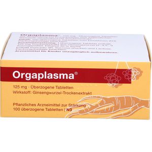 Orgaplasma überzogene Tabletten 100 St 100 St