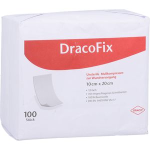 DRACOFIX OP-Kompressen 10x20 cm unsteril 12fach