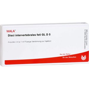 Wala Disci intervertebrales feti Gl D 5 Ampullen 10 ml