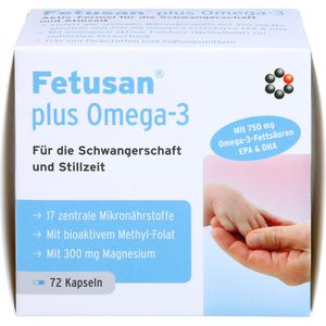 Fetusan plus Omega-3 Kapseln 72 St