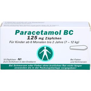 PARACETAMOL BC 125 mg Suppositorien