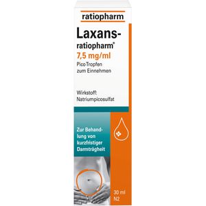 LAXANS ratiopharm 7,5 mg/ml Pico Tropfen