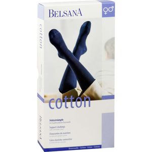 BELSANA Cotton Stütz-Kniestrumpf AD Gr.4 schwarz