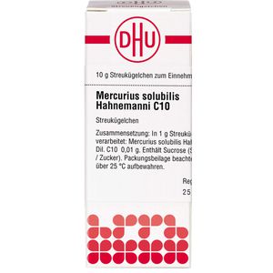 Mercurius Solubilis Hahnemanni C 10 Globuli 10 g 10 g