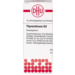 THYREOIDINUM D 4 Globuli