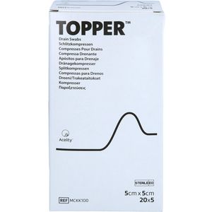 TOPPER Schlitzkompr.5x5 cm steril