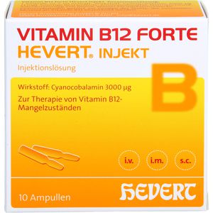 Vitamin B12 Forte Hevert injekt Ampullen 20 ml