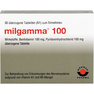 Milgamma 100 mg überzogene Tabletten 30 St