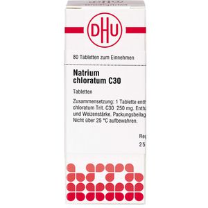 Natrium Chloratum C 30 Tabletten 80 St