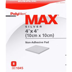 POLYMEM Max Silber 10x10 cm