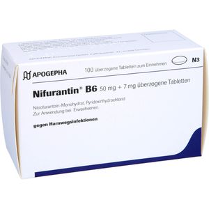 NIFURANTIN B 6 überzogene Tabletten