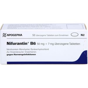 NIFURANTIN B 6 überzogene Tabletten
