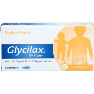 Glycilax Suppositorien für Kinder 6 St gegen Verstopfungen