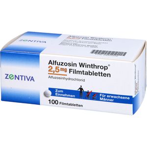 ALFUZOSIN Winthrop 2,5 mg Filmtabletten