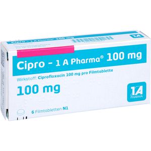 CIPRO-1A Pharma 100 mg Filmtabletten