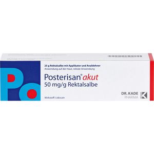 POSTERISAN akut 50 mg/g Rektalsalbe mit Analdehner