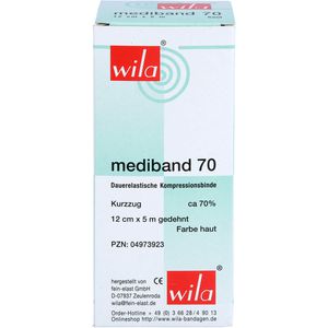 MEDIBAND 70 Kurzzugbinde 12 cmx5 m hautfarben