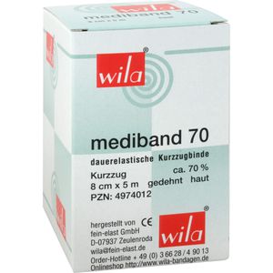 MEDIBAND 70 Kurzzugbinde 8 cmx5 m hautfarben