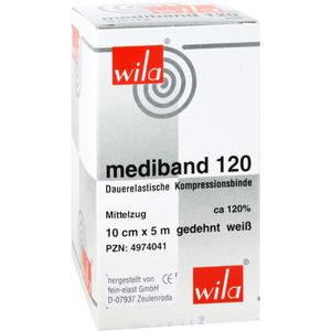 MEDIBAND 120 Mittelzugbinde 10 cmx5 m weiß