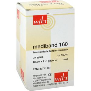 MEDIBAND 160 Langzugbinde 10 cmx7 m hautfarben