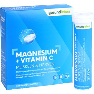 gesund leben Magnesium (375 mg) + Vitamin C Brausetabletten