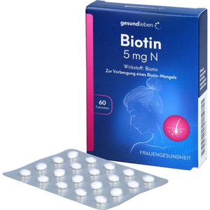 GESUND LEBEN Biotin 5 mg N Tabletten