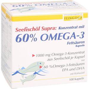 SEEFISCHÖL Supra m.60% Omega-3-Fetts.Weichkaps.