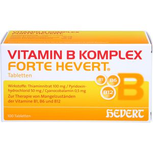 Vitamin B Komplex forte Hevert Tabletten 100 St 100 St