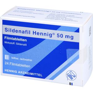 SILDENAFIL Hennig 50 mg Filmtabletten