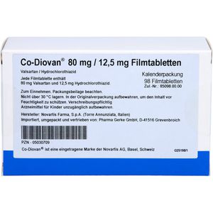 CODIOVAN 80 mg/12,5 mg Filmtabletten