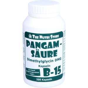 Pangamsäure B15 50 mg vegetarische Kapseln 200 St