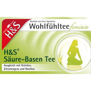 H&S Wohlfühltee feminin Säuren Basen Tee Filterb