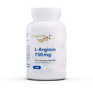 Arginin 750 mg Kapseln 100 St 100 St