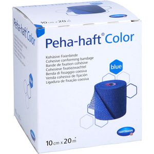 PEHA-HAFT Color Fixierbinde 10 cmx20 m blau