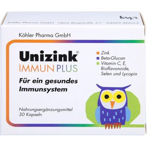 Unizink Immun Plus Kapseln 30 St