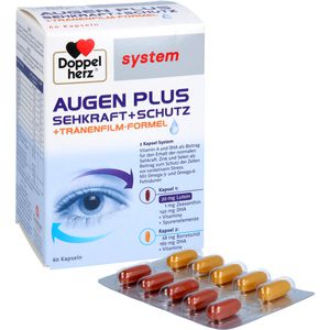 DOPPELHERZ Augen plus Sehkraft+Schutz system Kaps.