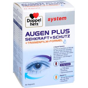 DOPPELHERZ Augen plus Sehkraft+Schutz system Kaps.