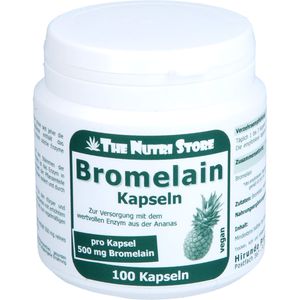 Bromelain 500 mg vegetarische Kapseln 100 St