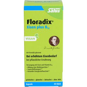 FLORADIX Eisen plus B12 vegan Kapseln