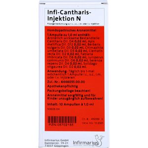 Infi Cantharis Injektion N 10 ml 10 ml