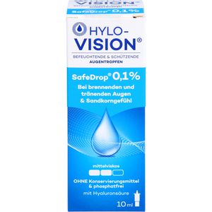 Hylo-Vision SafeDrop 0,1% Augentropfen 10 ml
