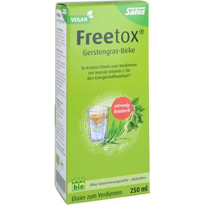 FREETOX Gerstengras-Birke 10-Kräuter-Elixier Bio