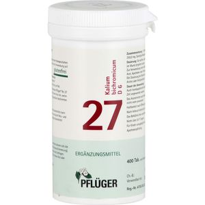 BIOCHEMIE Pflüger 27 Kalium bichromicum D 6 Tabl.