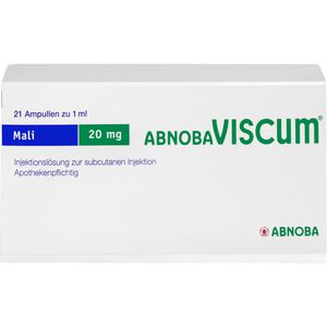 ABNOBAVISCUM Mali 20 mg Ampullen