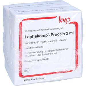 LOPHAKOMP Procain 2 ml Injektionslösung