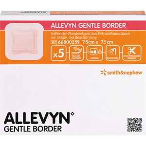 ALLEVYN Gentle Border 7,5x7,5 cm Verband